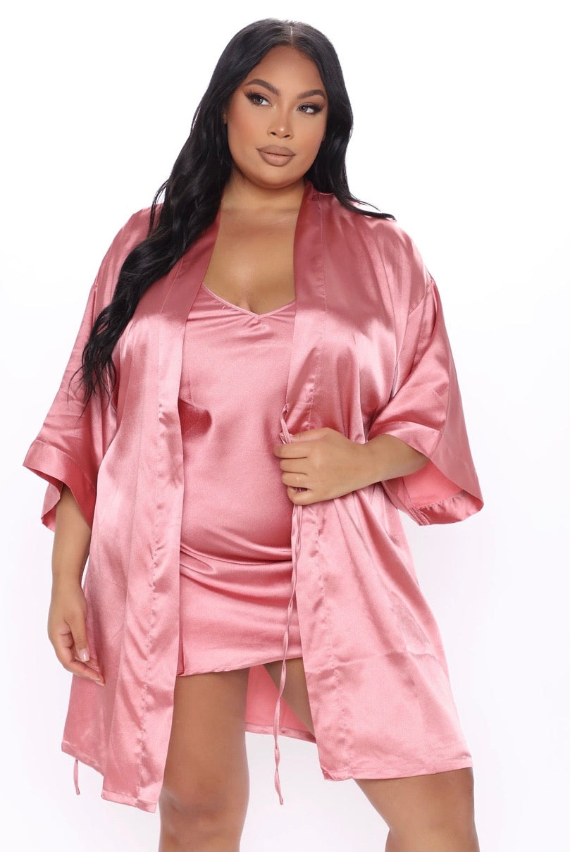 Satin Robe 3 piece set