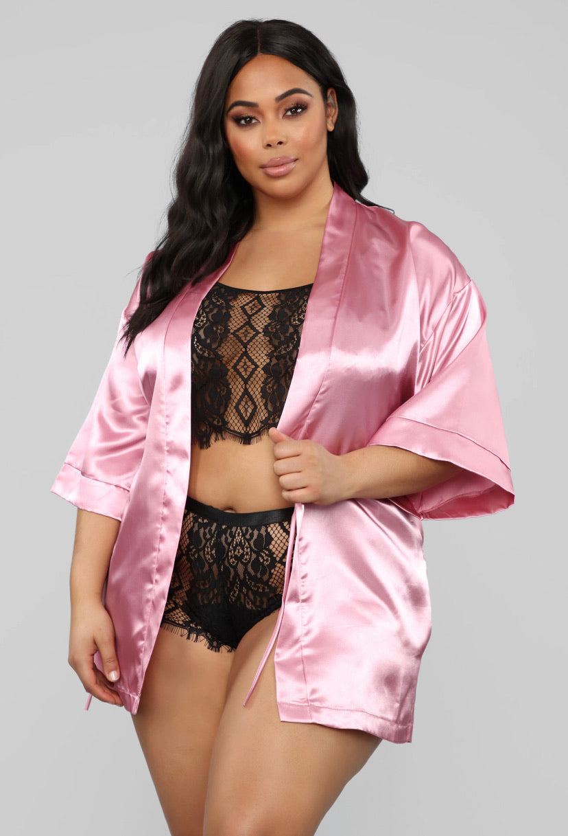 Satin Robe 3 piece set